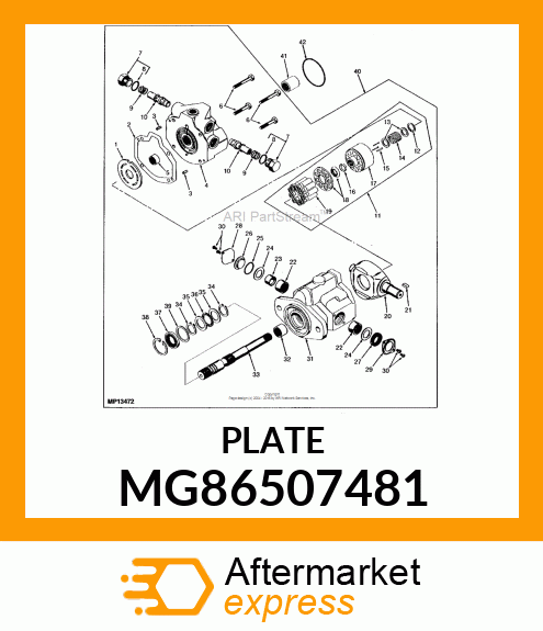 Plate MG86507481