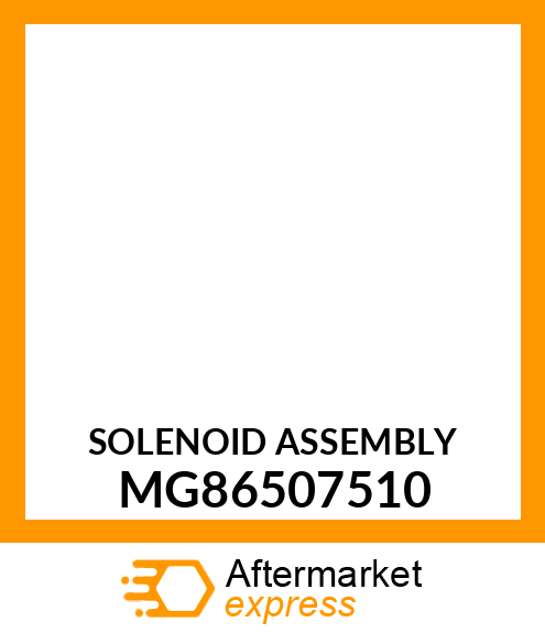 SOLENOID ASSEMBLY MG86507510