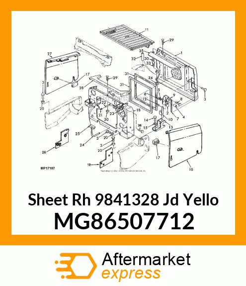 Sheet Rh 9841328 Jd Yello MG86507712