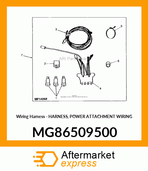 Harness Power Attachment W MG86509500