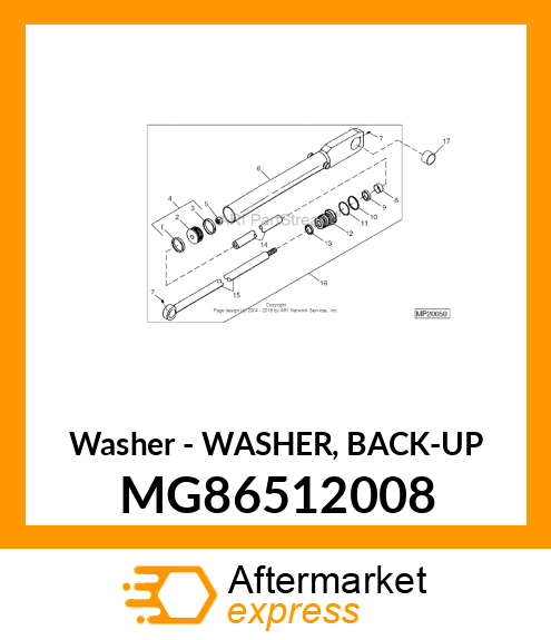 Washer Back Up MG86512008
