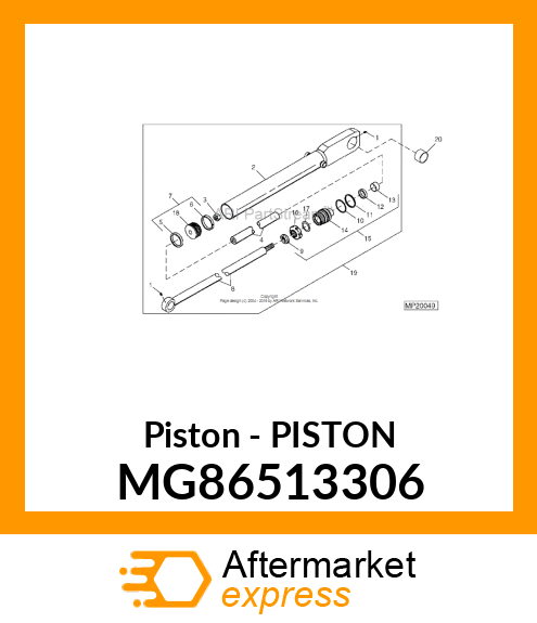 Piston MG86513306