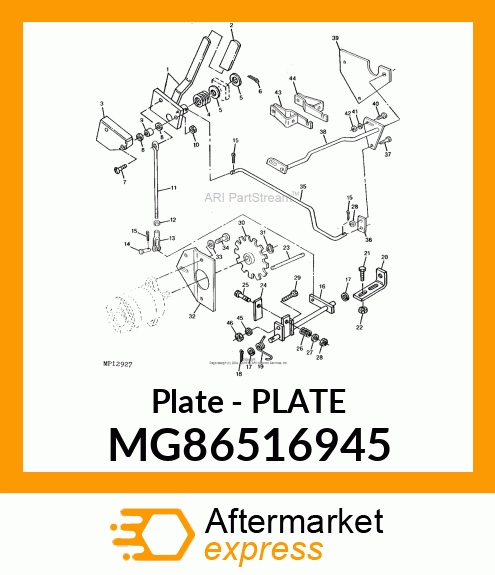 Plate MG86516945