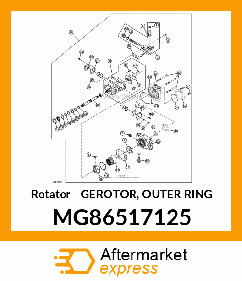 Rotator - GEROTOR, OUTER RING MG86517125