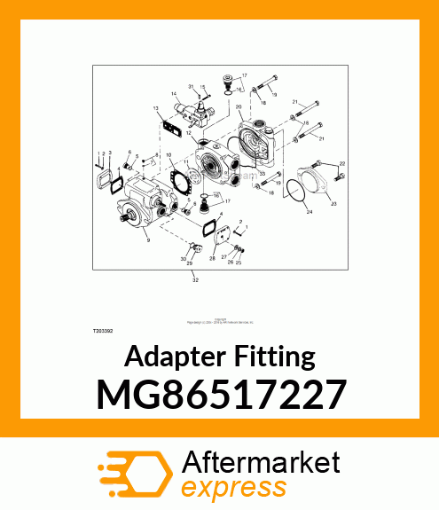 Adapter Fitting MG86517227