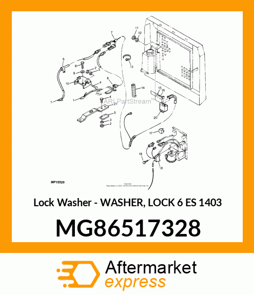 Lock Washer - WASHER, LOCK 6 ES 1403 MG86517328