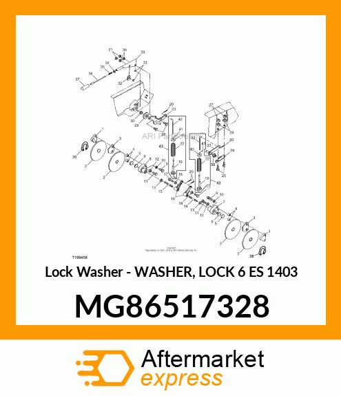 Lock Washer - WASHER, LOCK 6 ES 1403 MG86517328