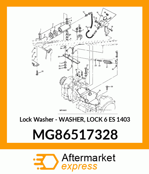 Lock Washer - WASHER, LOCK 6 ES 1403 MG86517328