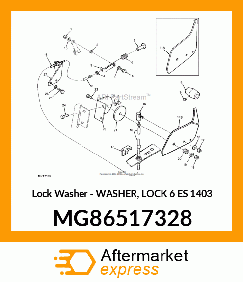 Lock Washer - WASHER, LOCK 6 ES 1403 MG86517328