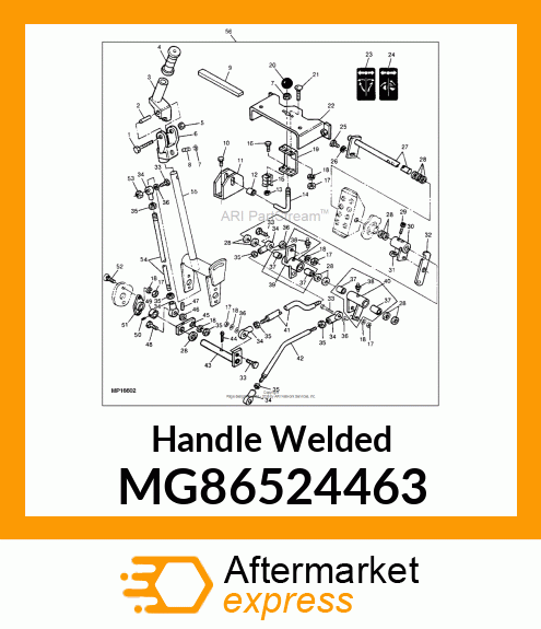 Handle Welded MG86524463