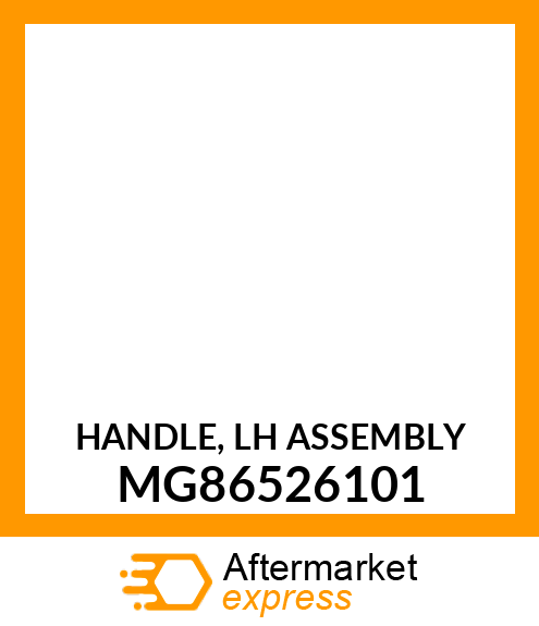 HANDLE, LH ASSEMBLY MG86526101