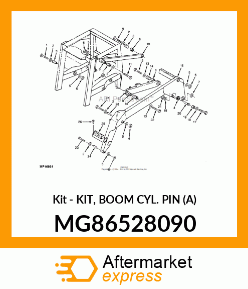 Kit - KIT, BOOM CYL. PIN (A) MG86528090