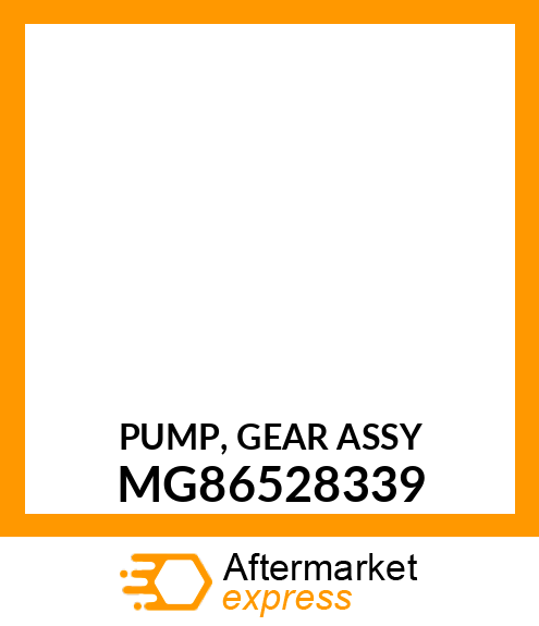 PUMP, GEAR ASSY MG86528339