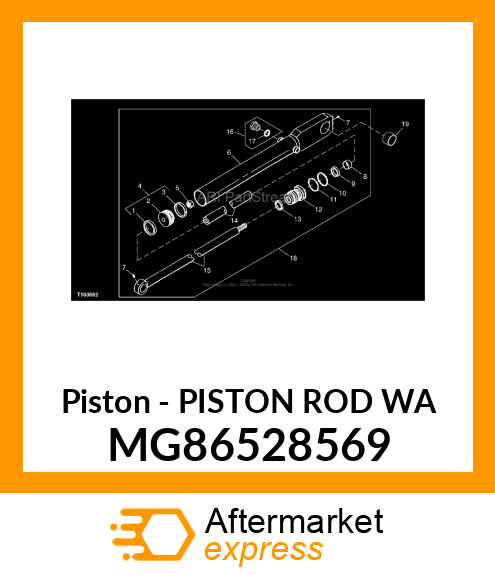 Piston Rod Wa MG86528569