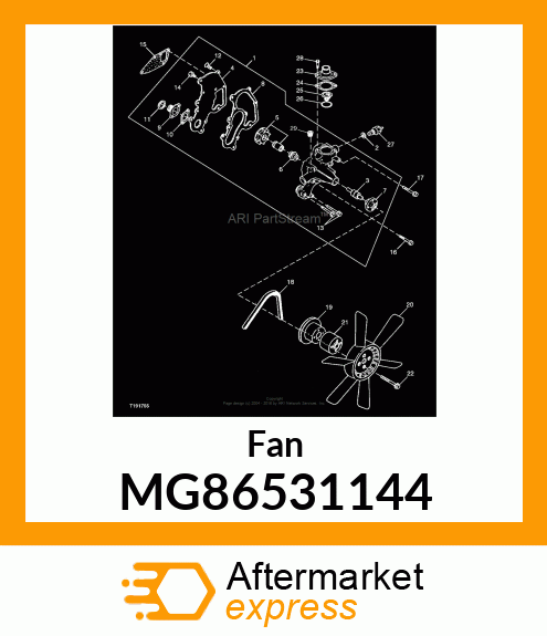 Fan MG86531144