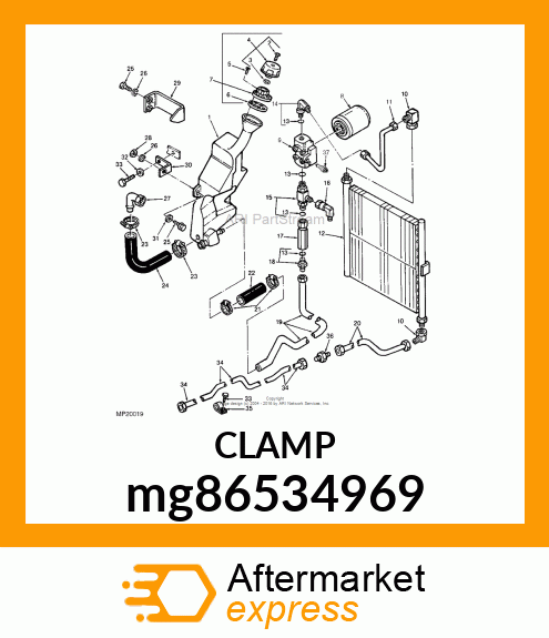 WORM GEAR CLAMP(TYPE"F") mg86534969