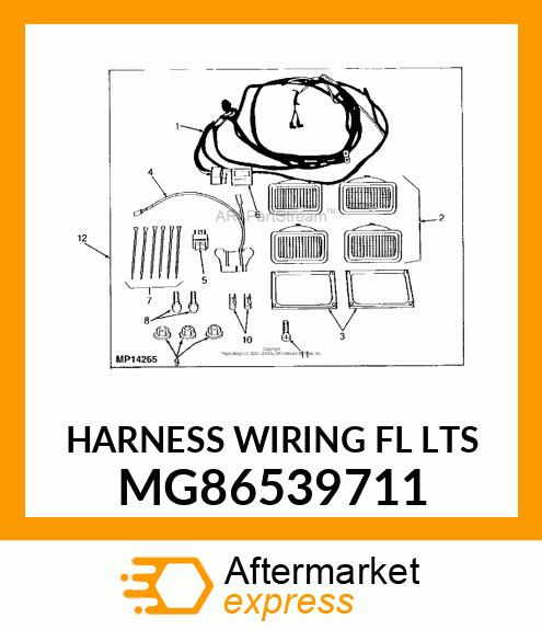 Wiring Harness Fl Lts MG86539711