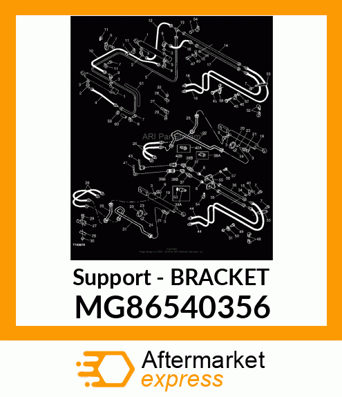 Support - BRACKET MG86540356