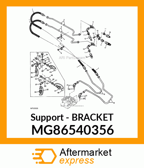 Support - BRACKET MG86540356