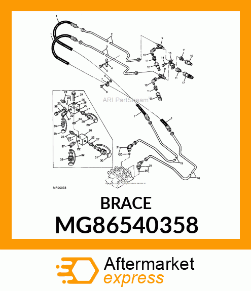 Bracket - BRACKET MG86540358