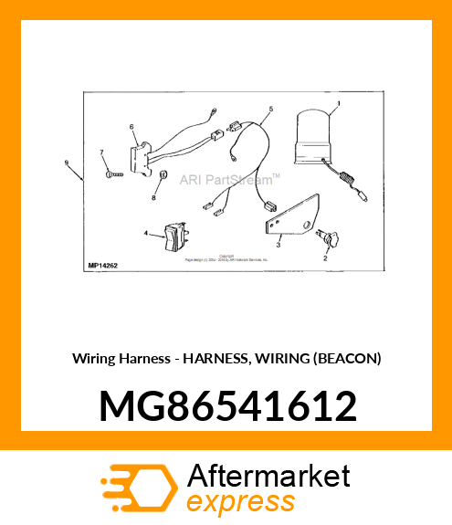 Wiring Harness Beacon MG86541612