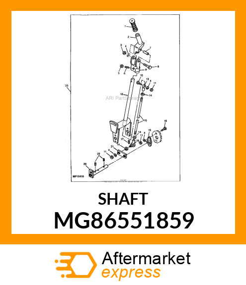 Shaft MG86551859