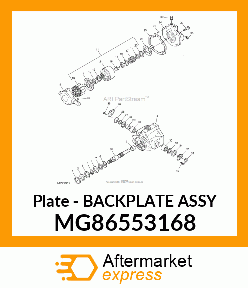 Backplate Asm MG86553168