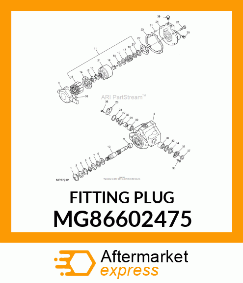 Fitting Plug MG86602475