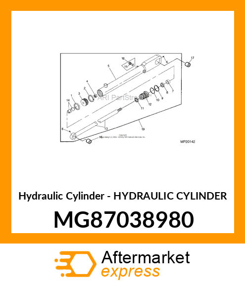 Hydraulic Cylinder MG87038980