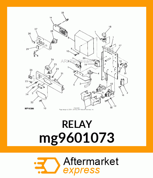 RELAY mg9601073