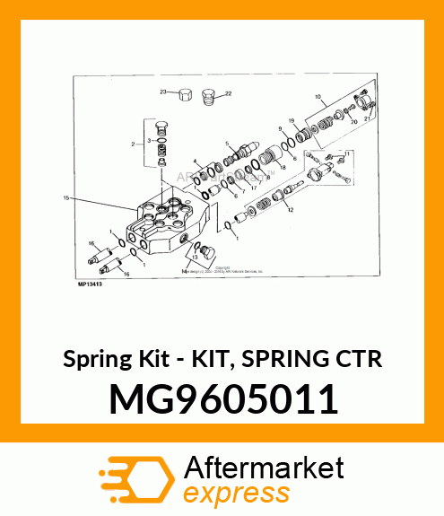 Spring Kit - KIT, SPRING CTR MG9605011