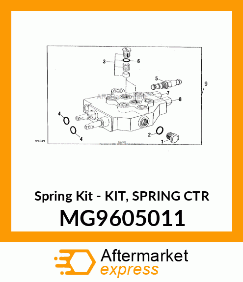 Spring Kit - KIT, SPRING CTR MG9605011