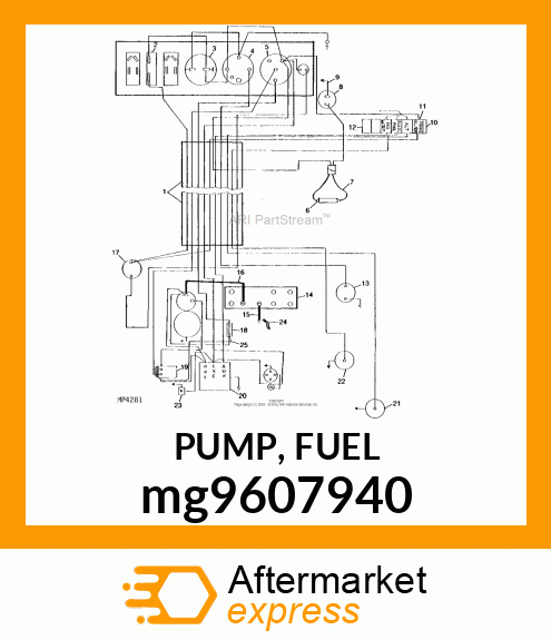 PUMP, FUEL mg9607940