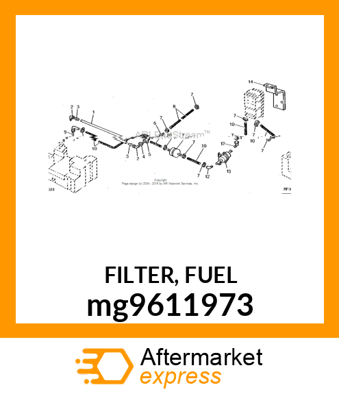 FILTER, FUEL mg9611973