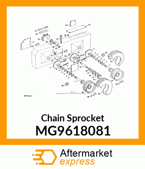 Chain Sprocket MG9618081