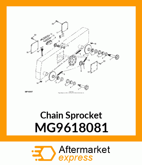 Chain Sprocket MG9618081