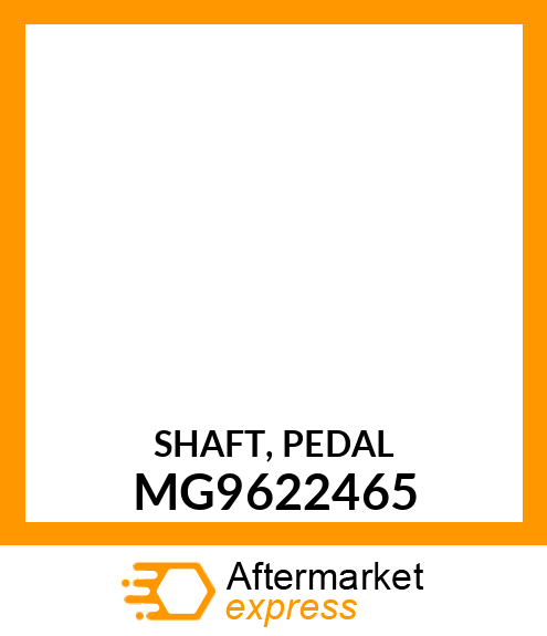 SHAFT, PEDAL MG9622465