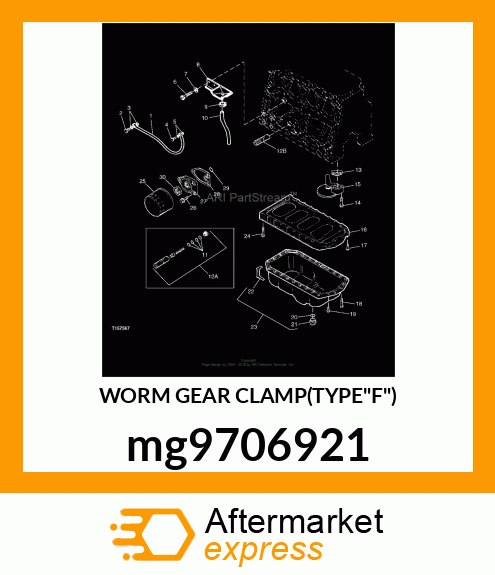 WORM GEAR CLAMP(TYPE"F") mg9706921