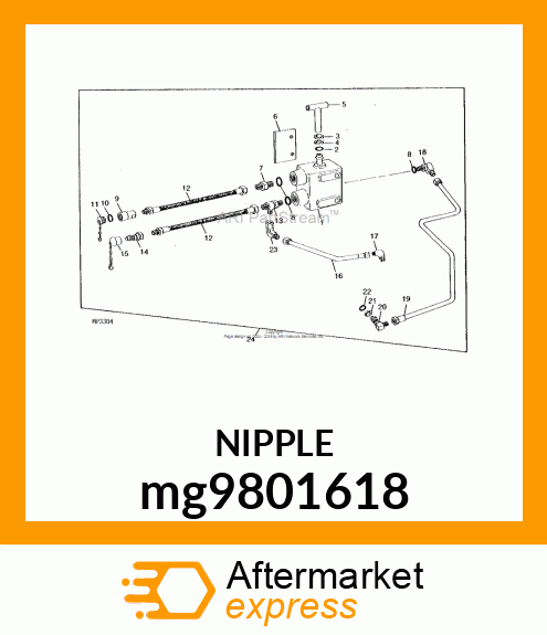 COUPLING, MALE HALF mg9801618