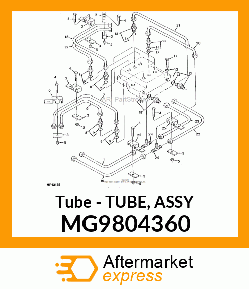 Tube - TUBE, ASSY MG9804360