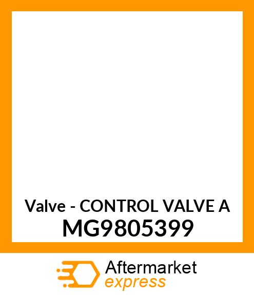 Valve - CONTROL VALVE A MG9805399