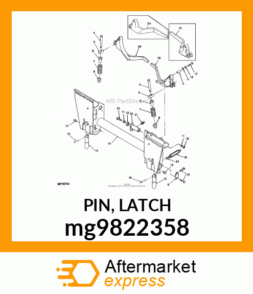 PIN, LATCH mg9822358