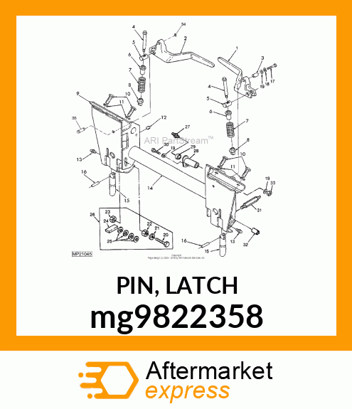 PIN, LATCH mg9822358