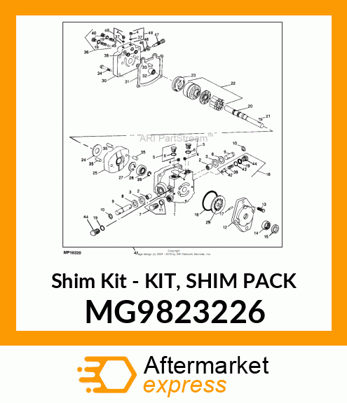 Shim Kit MG9823226