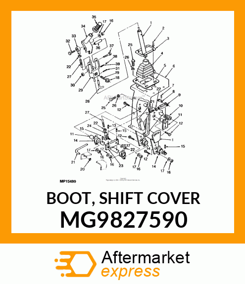 BOOT, SHIFT COVER MG9827590