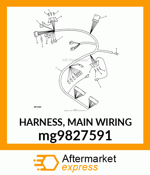 HARNESS, MAIN WIRING mg9827591