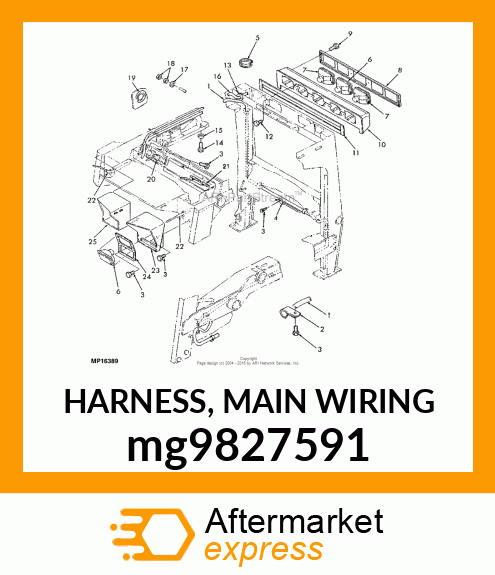 HARNESS, MAIN WIRING mg9827591