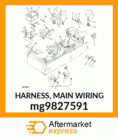 HARNESS, MAIN WIRING mg9827591