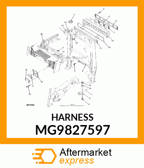 Wiring Harness MG9827597