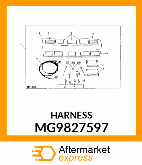 Wiring Harness MG9827597